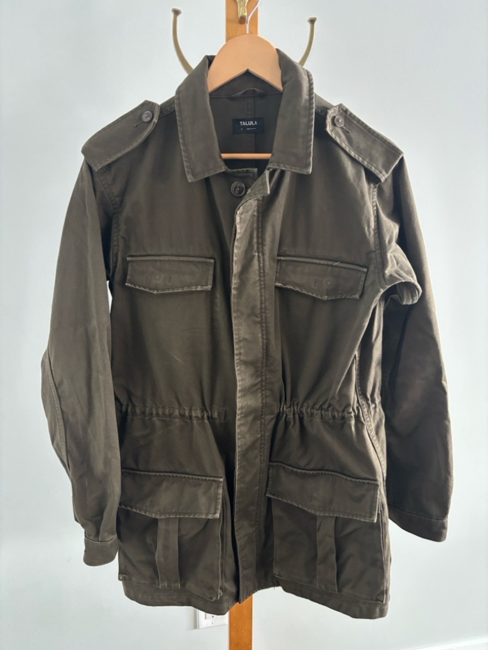 Aritzia Talula Trooper Utility Jacket – Olive Green – Size M